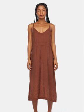 Lacausa Alma Slip Dress - Rust